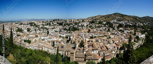 Granada, Spain seen from the Alhambra