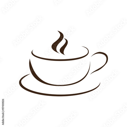 Coffee logo icon vector