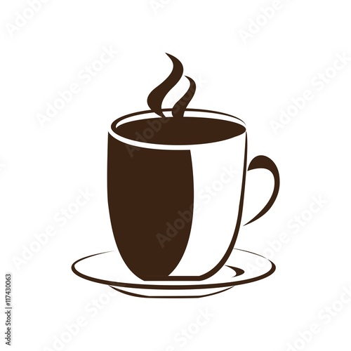 Coffee logo icon vector