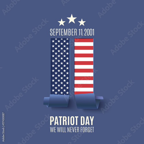 Abstract Patriot Day background.