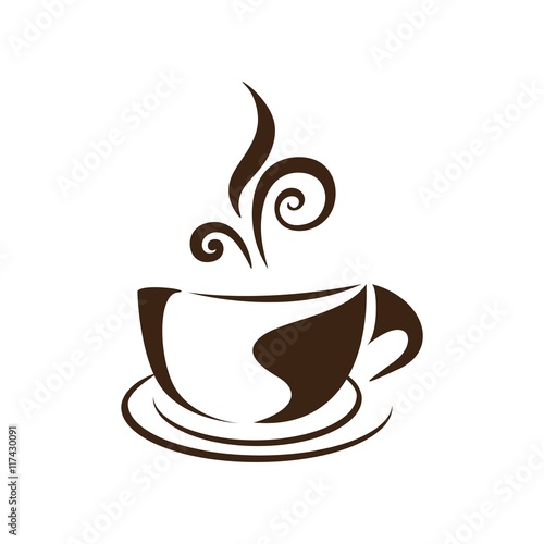 Coffee logo icon vector