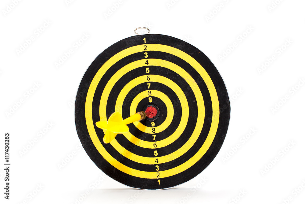 Standard arrow target isolated on white background. Standard arrow target isolated on white background.