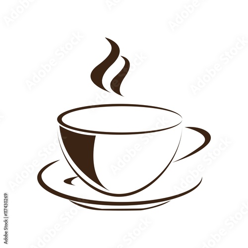 Coffee logo icon vector