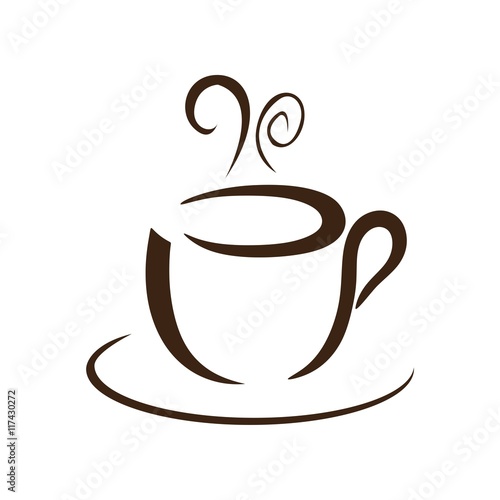 Coffee logo icon vector