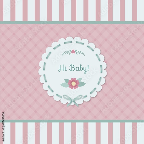 Cute baby card