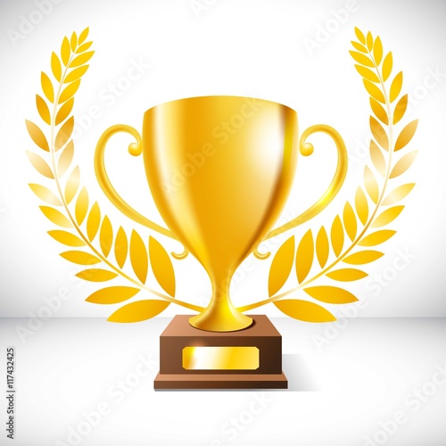 Golden trophy 