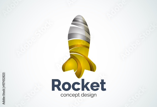 Rocket logo template