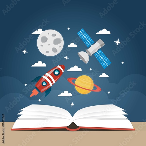 Space education background