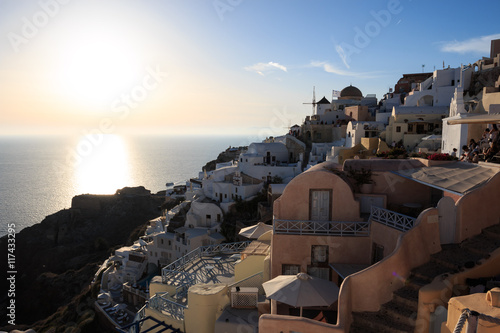 tramonto da Oia - isola di Santorini