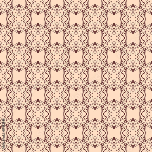 Seamless Floral Pattern for Patchwork