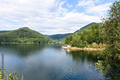 Photo of vidraru lake in fagaras mountains, Romania