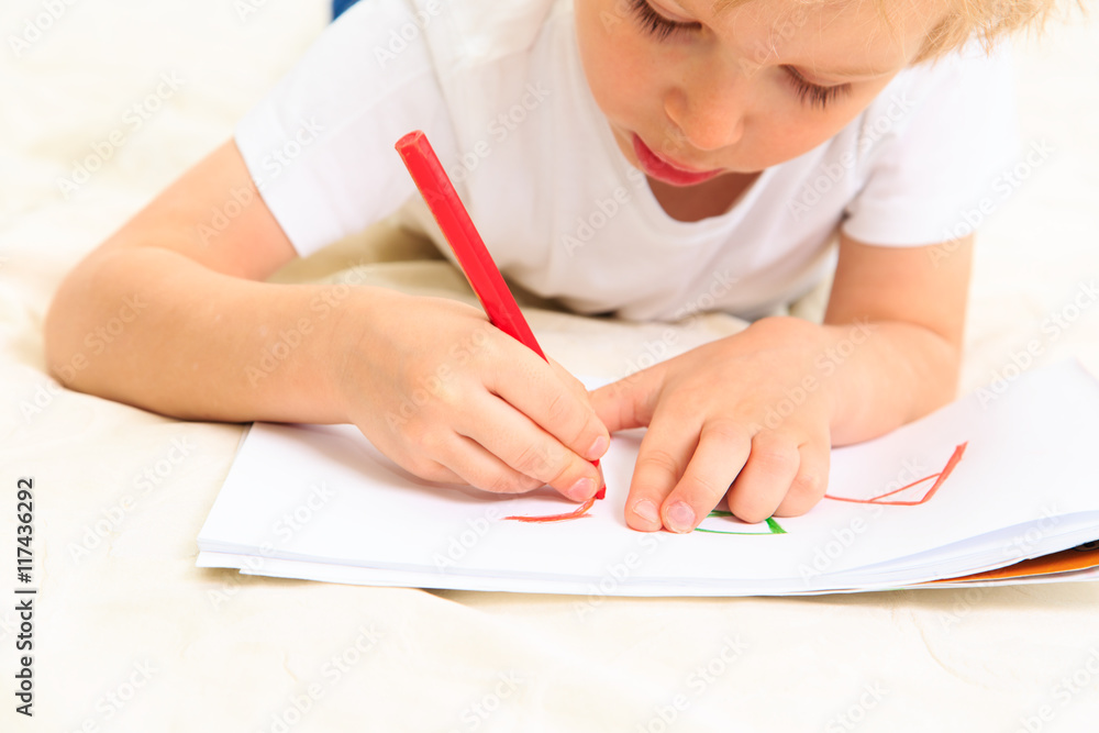 early education - little boy learning to write letters early education - little boy learning to write letters