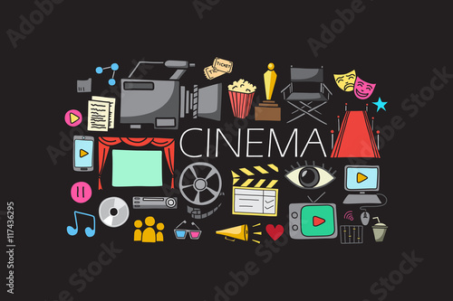 Entertainment and Cinema concept