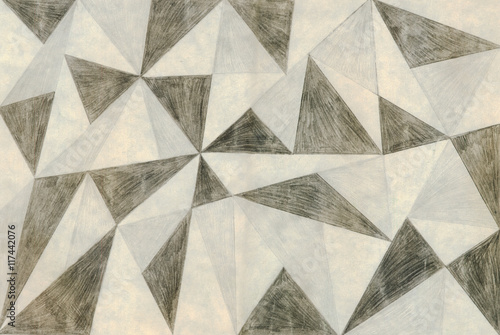 triangles abstract background illustration pencil 