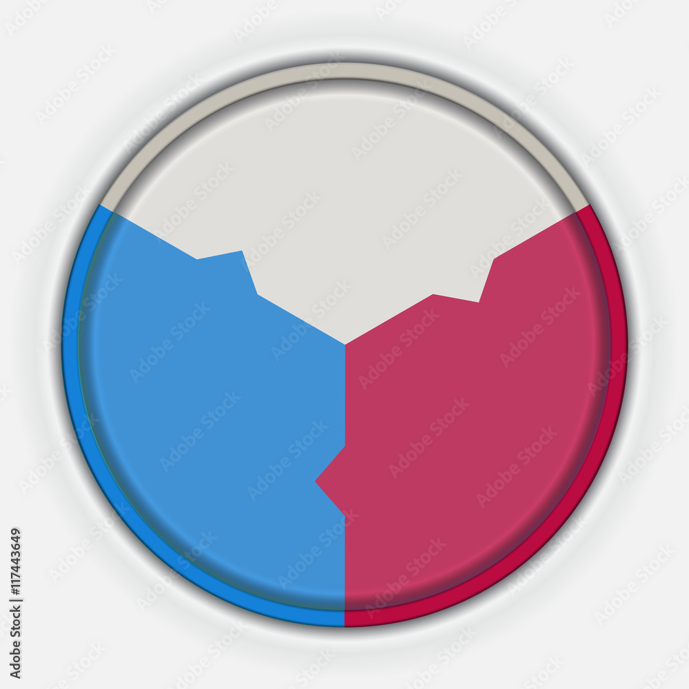 Template Infographic multi-coloured circle for three options