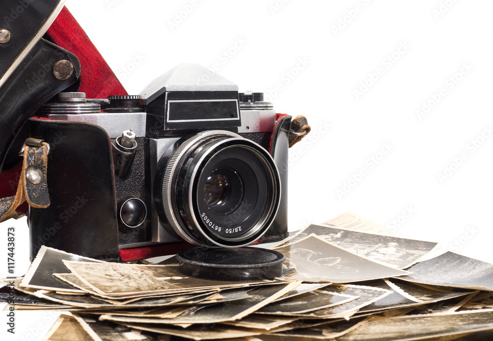alter antiker fotoapparat, alte fotokamera