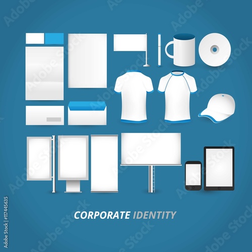 Blank corporate identity