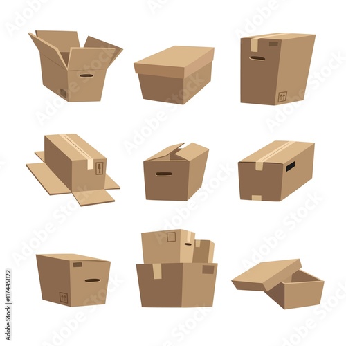 Cartoon boxes