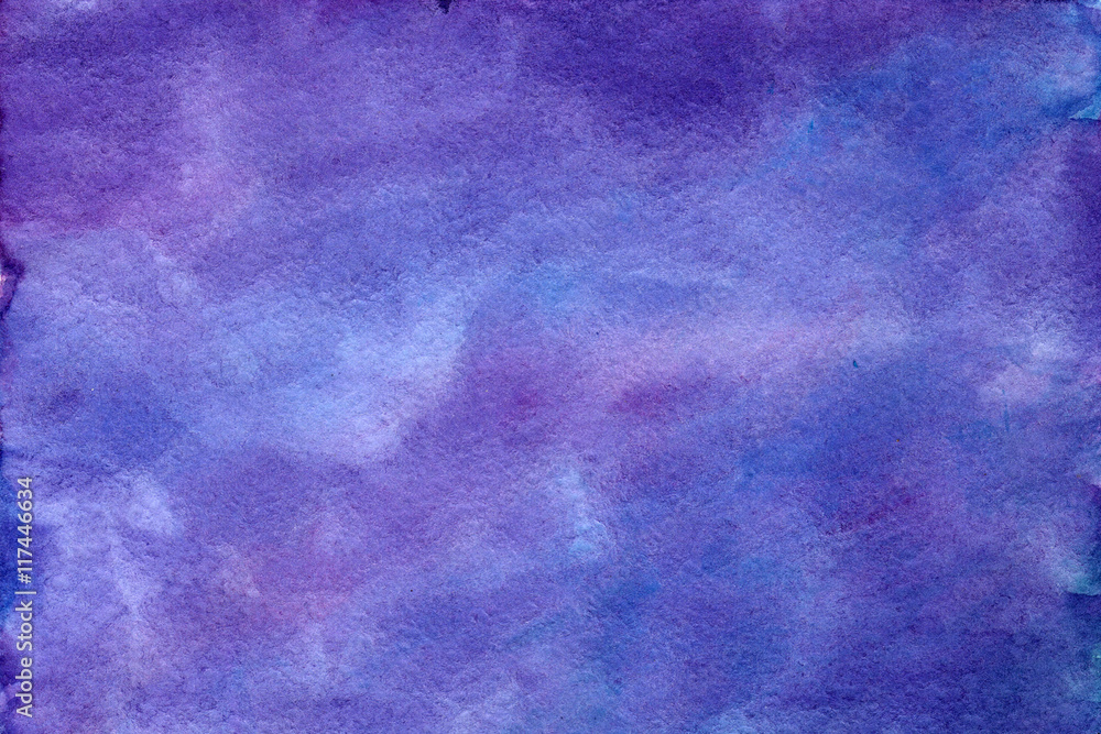 Purple grunge in watercolor