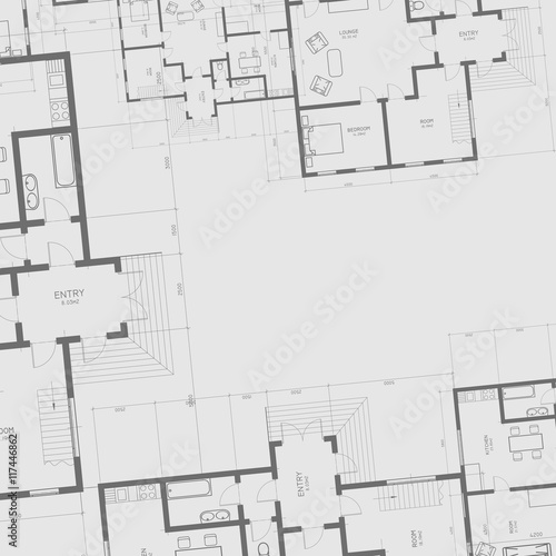 Architectural background. Vector.