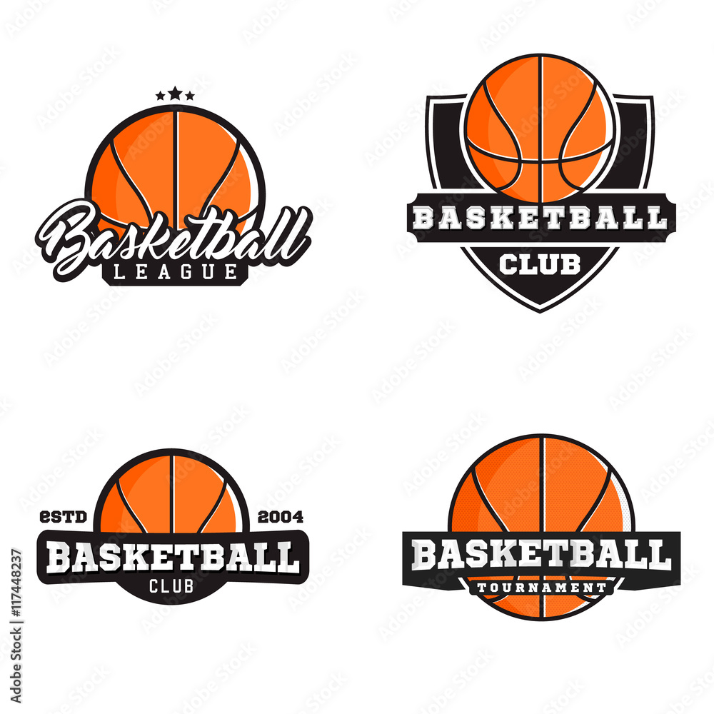 Basketball logos modern