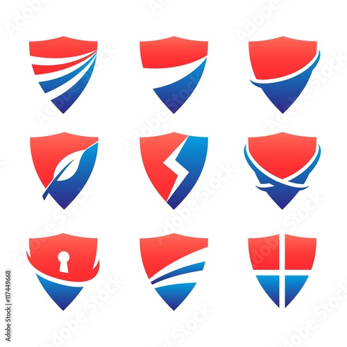 Abstract shields collection