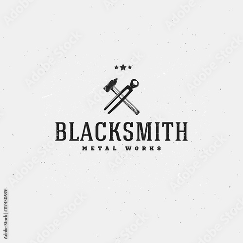 Logo for blacksmith business company