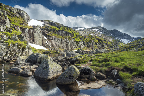 Norway, Forsand, Kjerag mountain photo