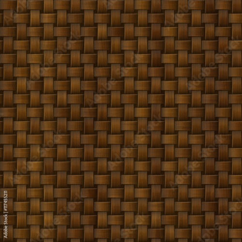 Brown graphic generated knit