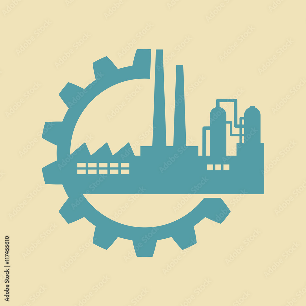Industrial vector icon