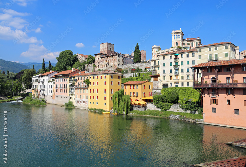 House of the city of Bassano City in Italy