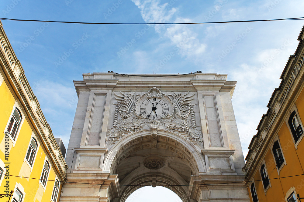 Obraz premium Arco da Rua Augusta Lissabon