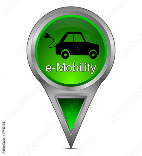 Map pointer with e-Mobility