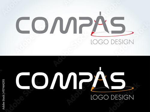 Compas logo design - compas icon