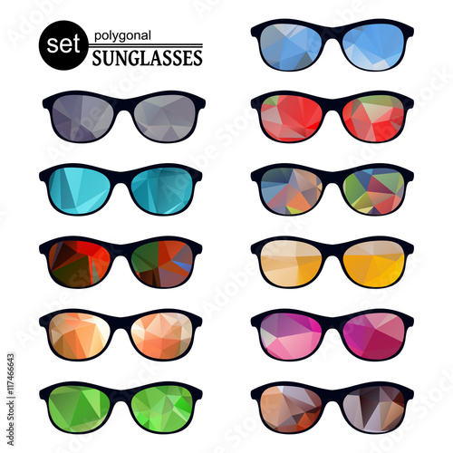 bright sunglasses set