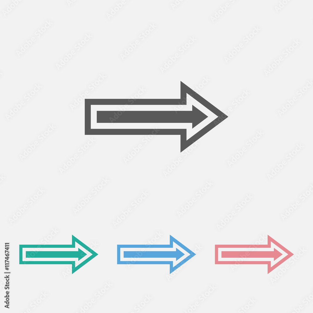 arrow points to the right icon arrow points to the right icon