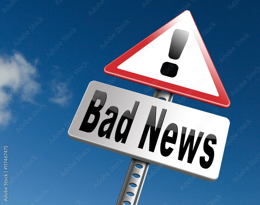 bad news about catastrophe bad news about catastrophe