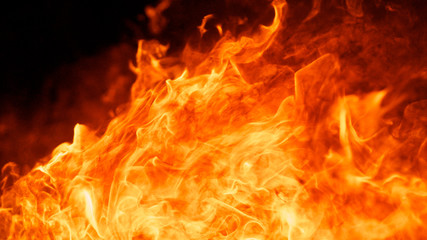 abstract of blaze fire flame for square background