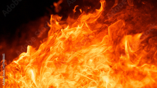 abstract of blaze fire flame for square background
