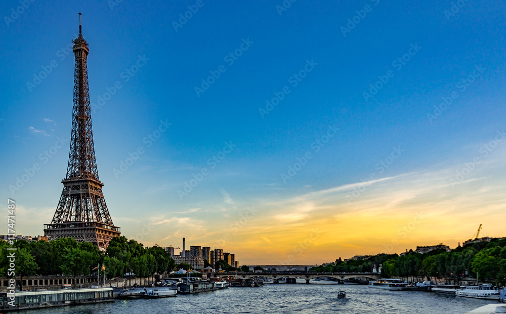 Parisian sunset