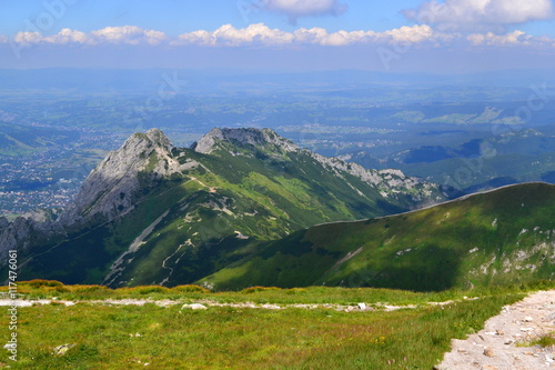 Tatry - widok na Giewont