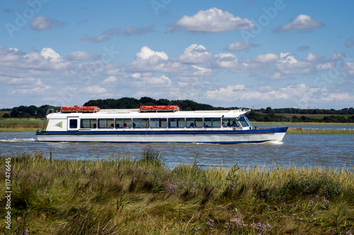 Wallpaper Mural Tourist Pleasure Boat on the River Alde Torontodigital.ca