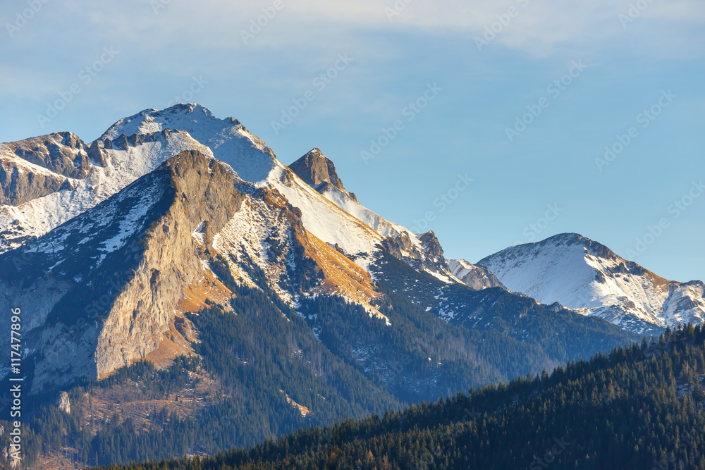 Obraz premium mountain landscape, Tatry, Poland