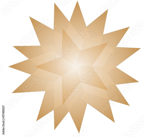 Stern - Muster - Weihnachtsverpackung 