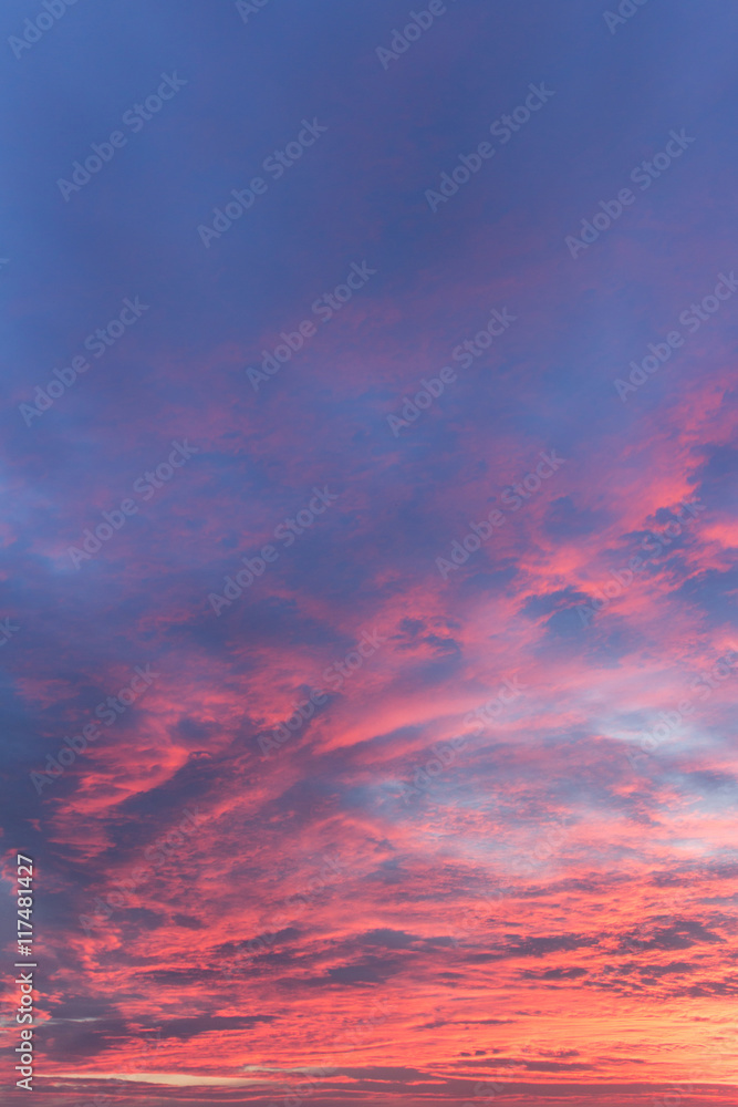 colorful sky - sunset color sky background