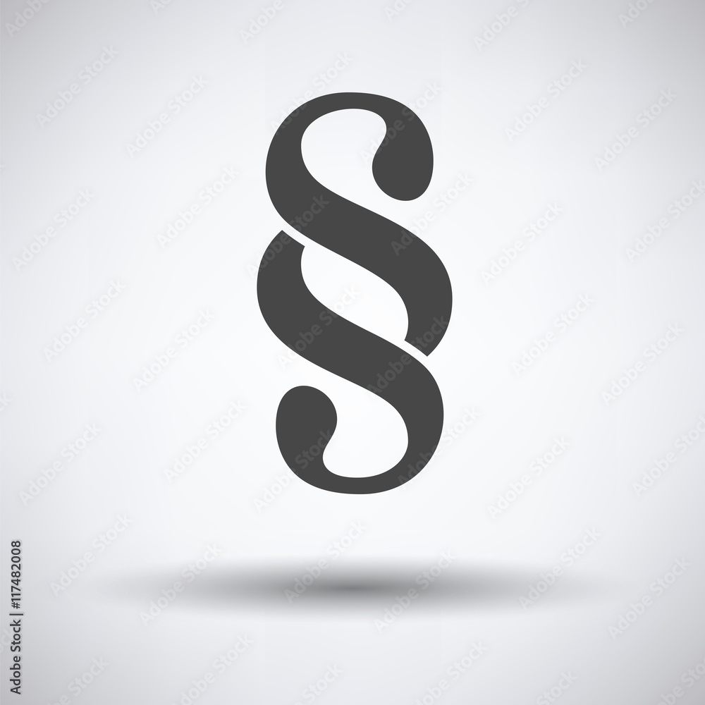 Fototapeta premium Paragraph symbol icon