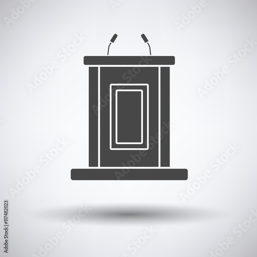 Witness stand icon