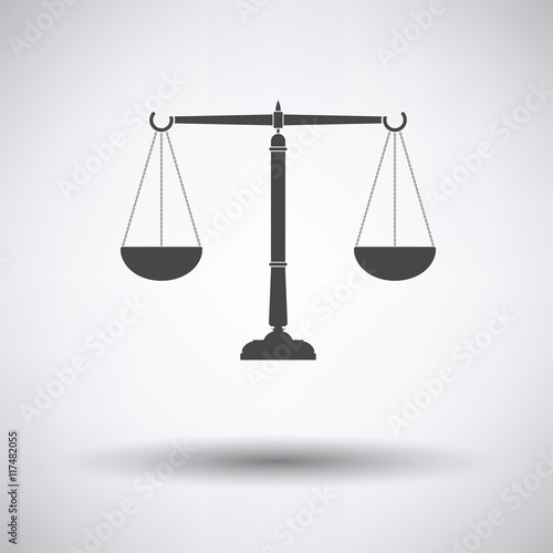 Justice scale icon