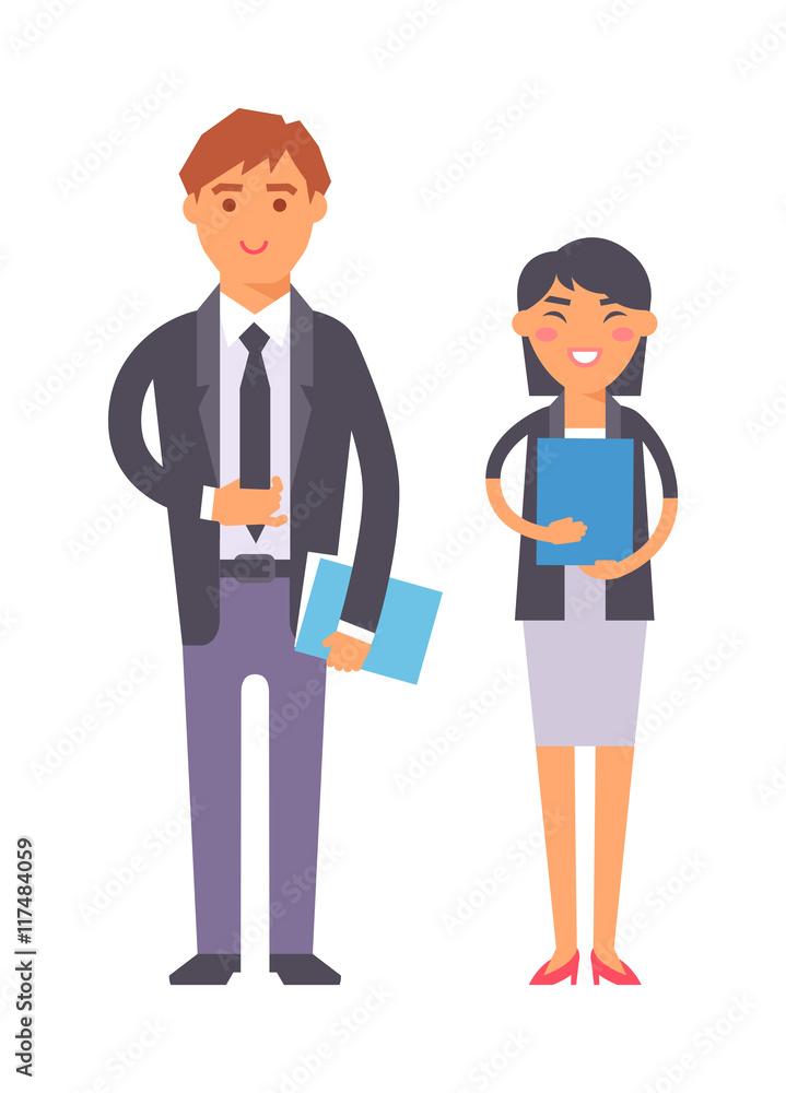 Business team command vector Business team command vector