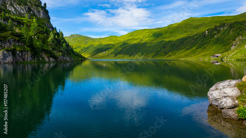 Morgenstimmung am Tappenkarsee, Salzburger Land, Österreich